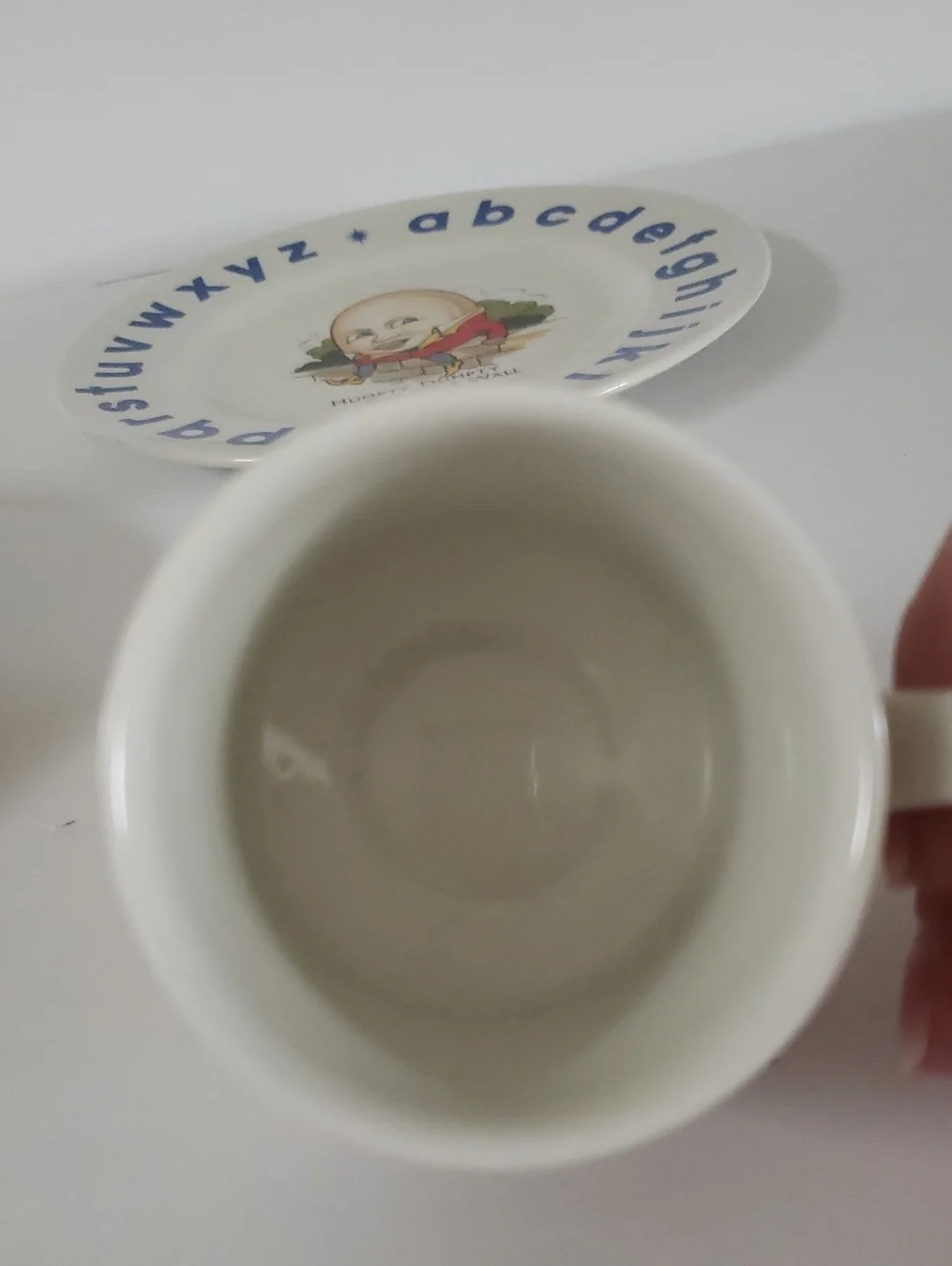 Vintage Wood & Sons Set/3 Mother Goose Alphabet Ironstone Tableware